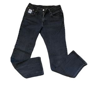 Cinch Up Slim Fit Silver Label Mens 28x32 Jeans-MB98034012 Black 57K